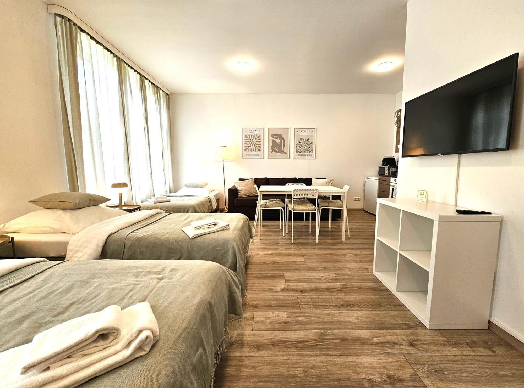 Airport-Messe Apartments Düsseldorf Dış mekan fotoğraf