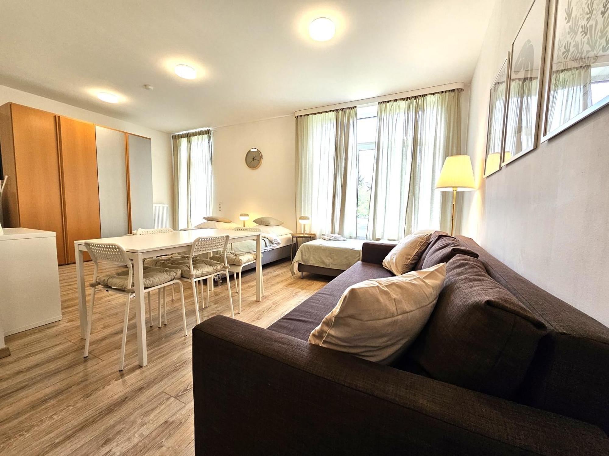 Airport-Messe Apartments Düsseldorf Dış mekan fotoğraf
